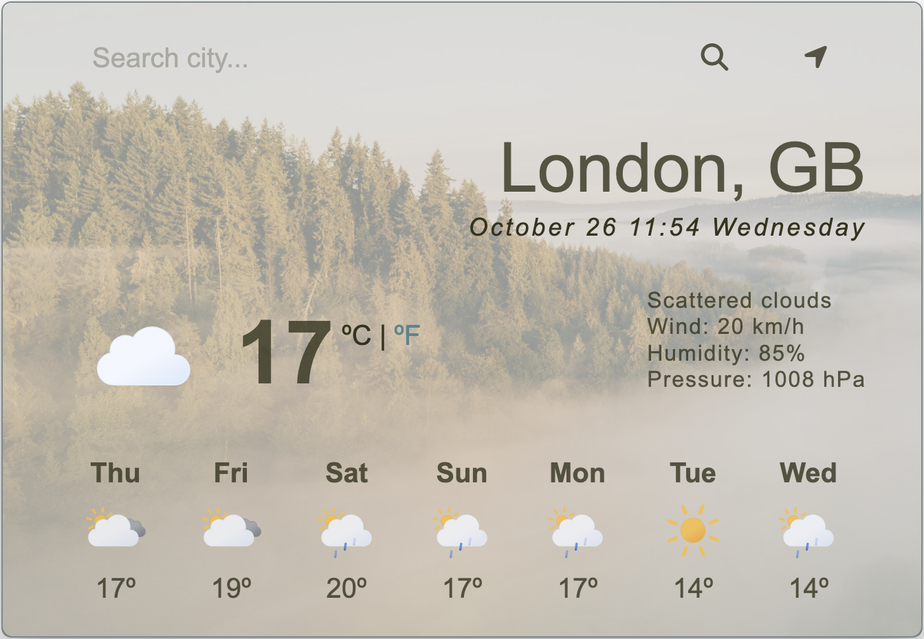 React Weather App